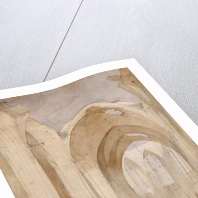 Ruins of St. Nicholas, 1842 by Johann Martin Gensler