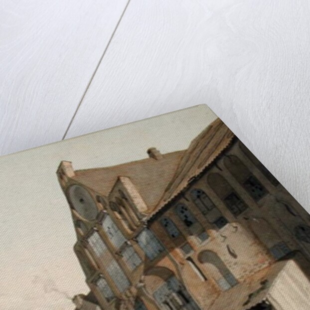 North Side of the St. Johannis Klosters in Hamburg by Johann Martin Gensler