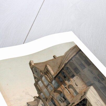 North Side of the St. Johannis Klosters in Hamburg by Johann Martin Gensler