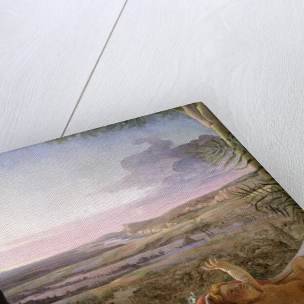 Christ child and landscape from 'Rest on the Flight into Egypt', 1805-06 by Philipp Otto Runge