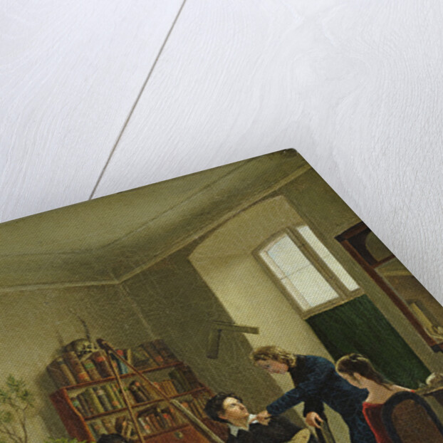 The Artist in His Studio, 1828 by Louis Asher