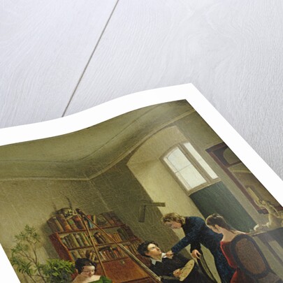 The Artist in His Studio, 1828 by Louis Asher