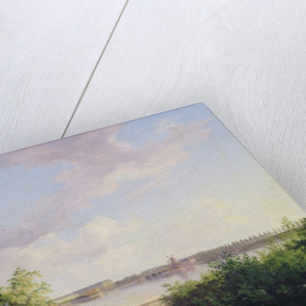 The Garden of Johannes Amsinck on the Binnenalster, 1837 by Marcus Johann Haeselich