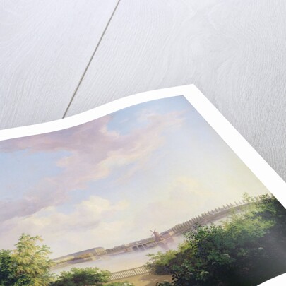 The Garden of Johannes Amsinck on the Binnenalster, 1837 by Marcus Johann Haeselich