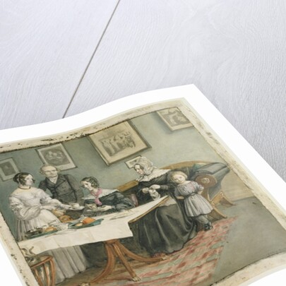 Professor Johannes Classen and Family, 1840 by Carl Julius Milde