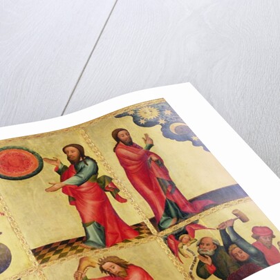 Left wing of the High Altar of St. Peter's in Hamburg, the Grabower Altar, 1383 by Master Bertram of Minden