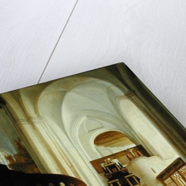 Interior of the St. Nicholas Church, 1831 by Johann Martin Gensler