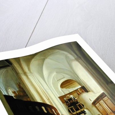 Interior of the St. Nicholas Church, 1831 by Johann Martin Gensler