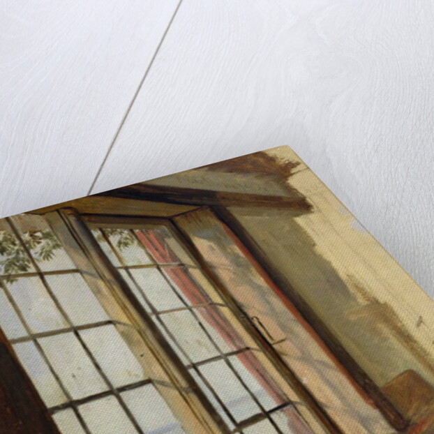 View of the Elbe through a Window, 1838 by Johann Martin Gensler