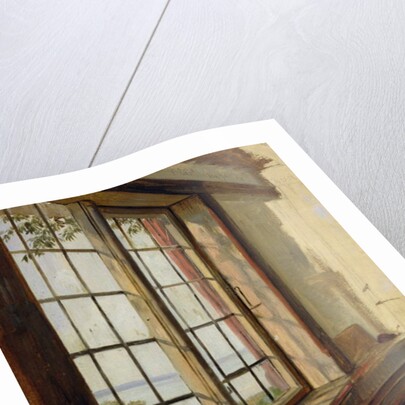 View of the Elbe through a Window, 1838 by Johann Martin Gensler