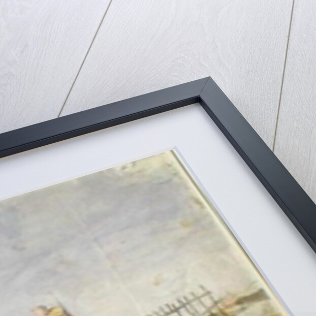 Fishermen's Cabins at the Hopesberg Beach, 1834 by Jacob Gensler