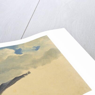 Study of Clouds with Mountain Tops, 1830 by Jacob Gensler