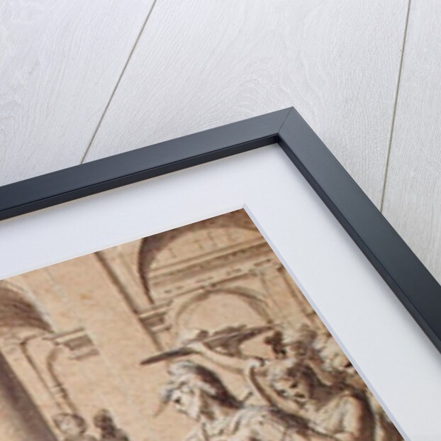 The Banquet of Dido and Aeneas, model for a tapestry in the Story of Aeneas series, c.1532 by Perino del Vaga