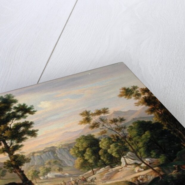 Italian Landscape, 1845 by Joachim Faber