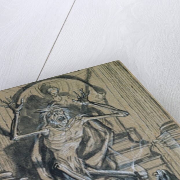 Four Grave Robbers awaken a Ghost by Joseph Werner