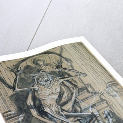 Four Grave Robbers awaken a Ghost by Joseph Werner