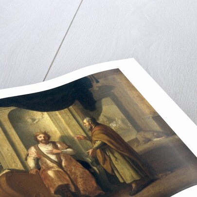 David and Nathan, 1672 by Matthias Scheits