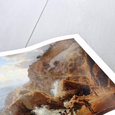 Italian Coastal Landscape, 1844 by Jakob Alt