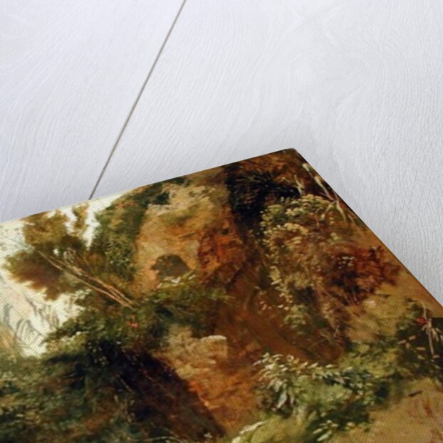 Landscape Study at Baths of Caracalla by Anselm Feuerbach