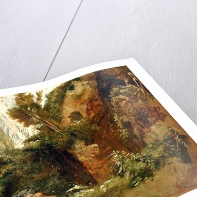 Landscape Study at Baths of Caracalla by Anselm Feuerbach