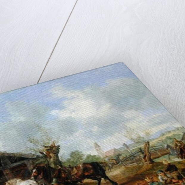 The Village Blacksmith, 1826 by Heinrich Burkel