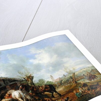 The Village Blacksmith, 1826 by Heinrich Burkel