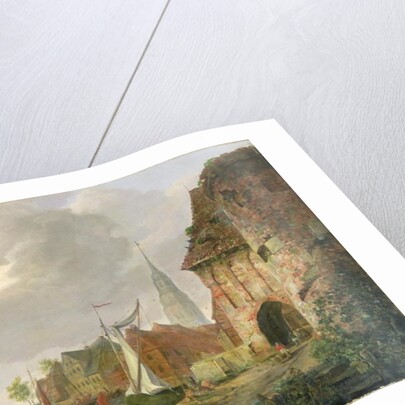 The March Gate in Buxtehude, 1830 by Adolph Kiste