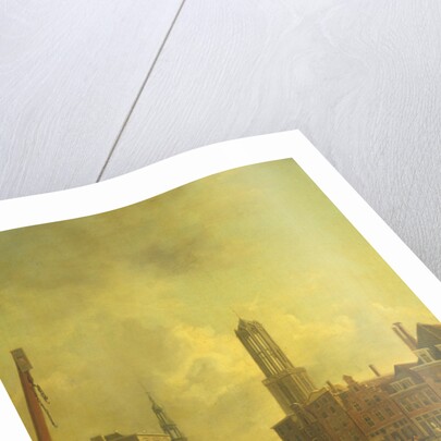 Utrecht Street Scene by Dutch School