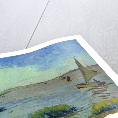 Windy Day on the Elbe, 1911 by Richard Dreher