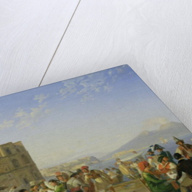 Italian Dancing, Naples, 1836 by Carl Wilhelm Goetzloff