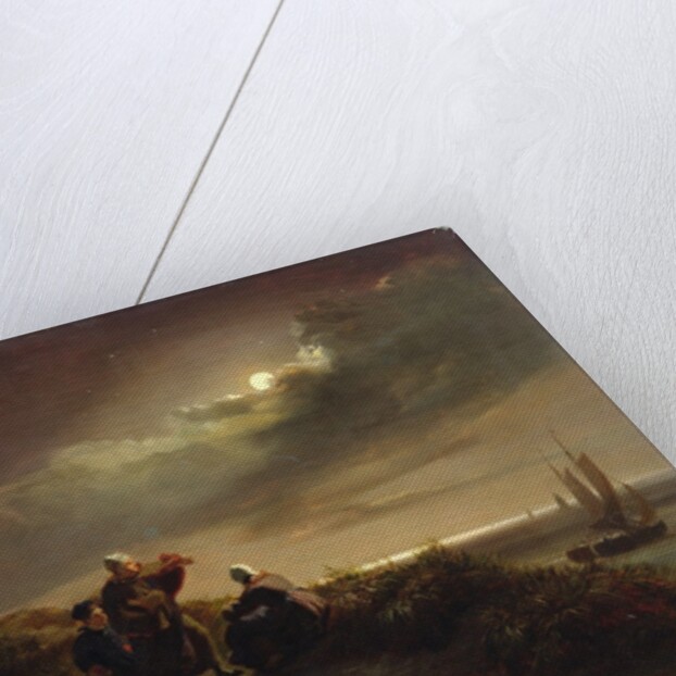 On the Coast near Scheveningen, 1842 by Jacob Gensler