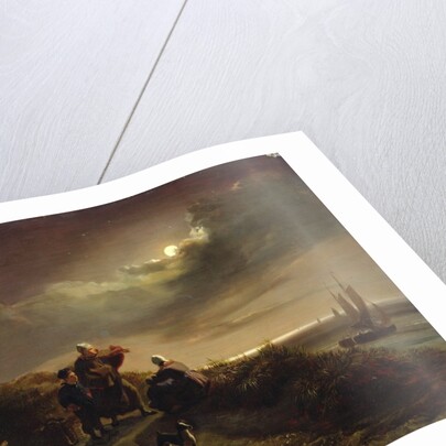 On the Coast near Scheveningen, 1842 by Jacob Gensler