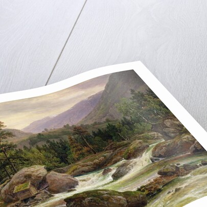 Norwegian Waterfall, 1840 by Thomas Fearnley