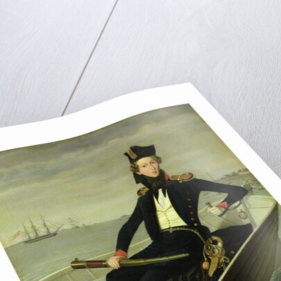 Portrait of a Young Danish Naval Officer, 1841 by Bernhard Axel Bendixen