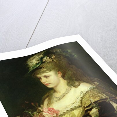 A Young Girl by Hermann Kaulbach