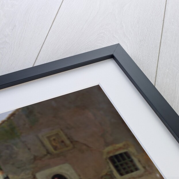 Italian Village Forge by Heinrich Burkel