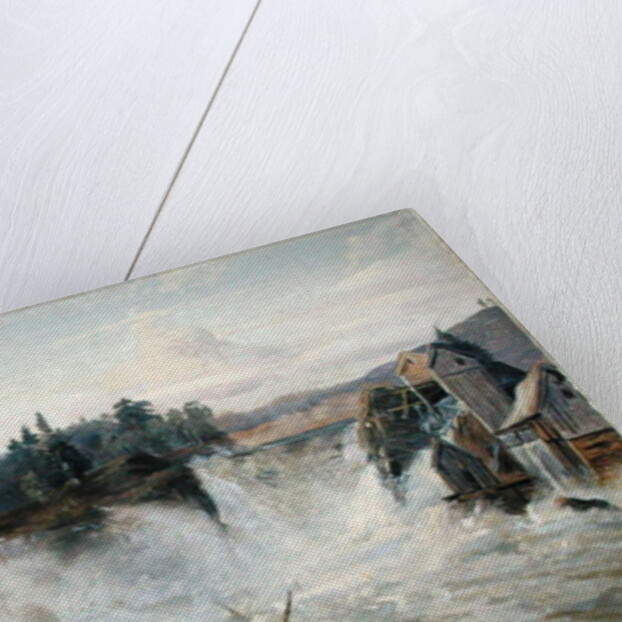 Waterfall in the Mountains, 1836 by Hermann Joseph Neefe