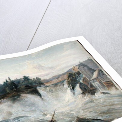 Waterfall in the Mountains, 1836 by Hermann Joseph Neefe