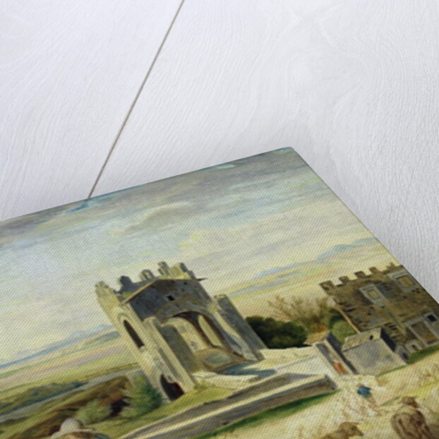 Campagna Landscape near the Nomentano Bridge by Heinrich Maria von Hess