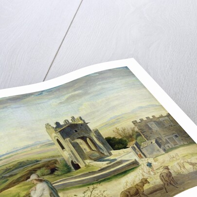 Campagna Landscape near the Nomentano Bridge by Heinrich Maria von Hess