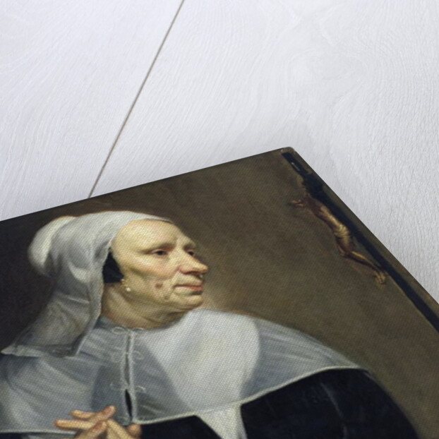 Old Woman Praying by Jacob van Oost