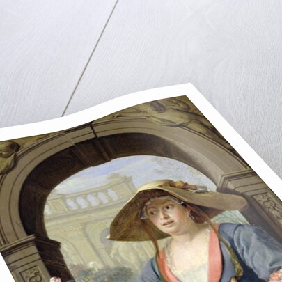 Portrait of the Mistress of the Artist M.C. Cremers by Jacques Ignatius de Roore