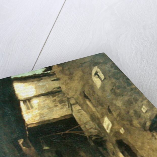 Street in Olevano by Carl Schuch