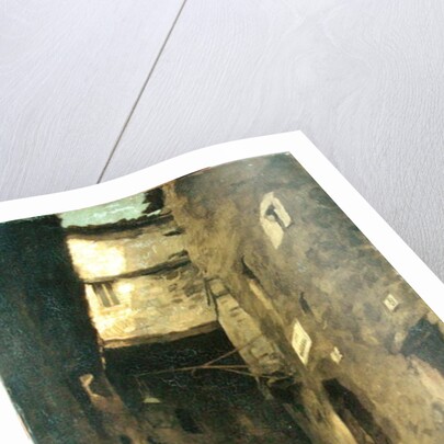 Street in Olevano by Carl Schuch