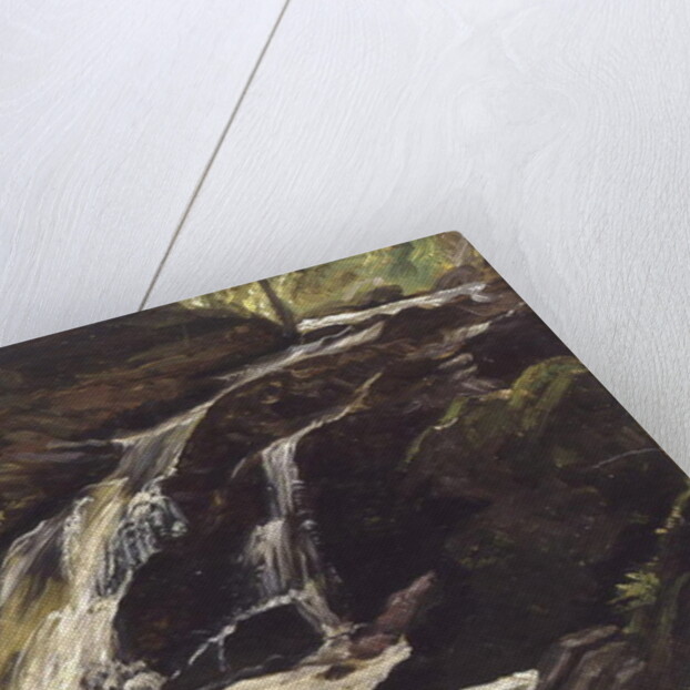 Waterfall by Christian Friedrich Gille