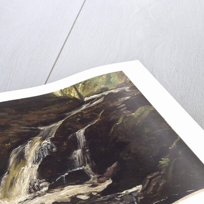 Waterfall by Christian Friedrich Gille