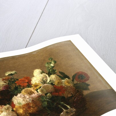 Flower Still Life by Ignace Henri Jean Fantin-Latour