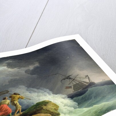 Coastal Scene in a Storm, 1782 by Claude Joseph Vernet