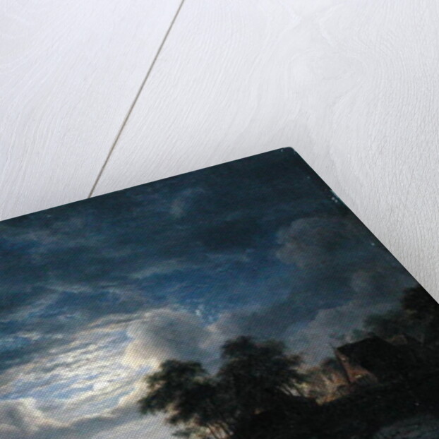 Village on a Canal, 1840 by Jacobus Theodorus Abels