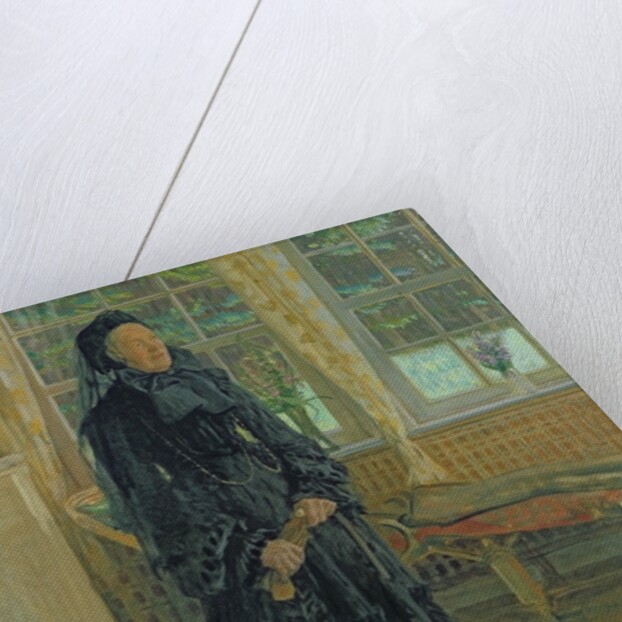 Marie Zacharias Rainy Day, 1904 by Leopold Karl Walter von Kalckreuth